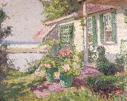 Matilda Browne Clark Voorhee's House oil painting